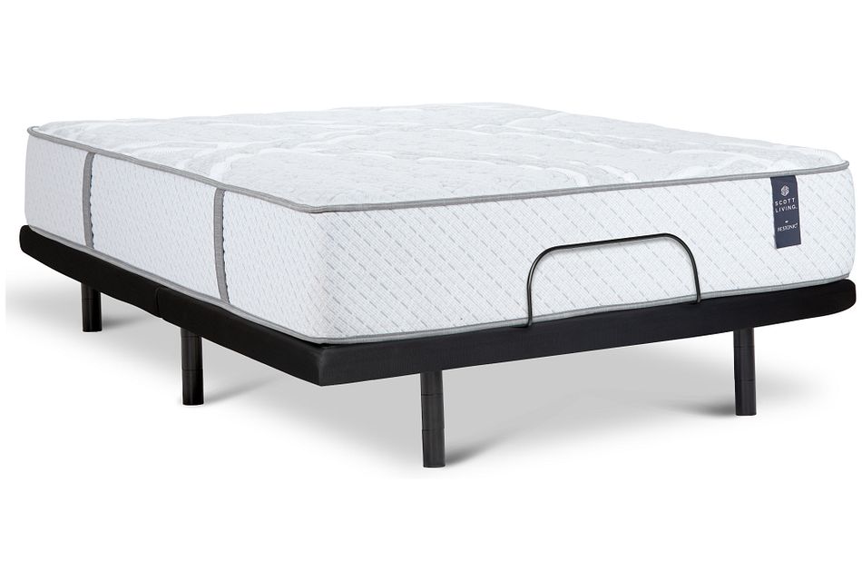 Millport 100 Extra Firm 11.5" Silver Adjustable Mattress Set