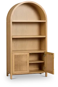 Pacific Light Tone Arched Bookcase