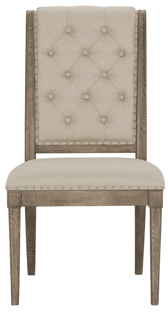 Marquesa Beige Upholstered Side Chair (1)