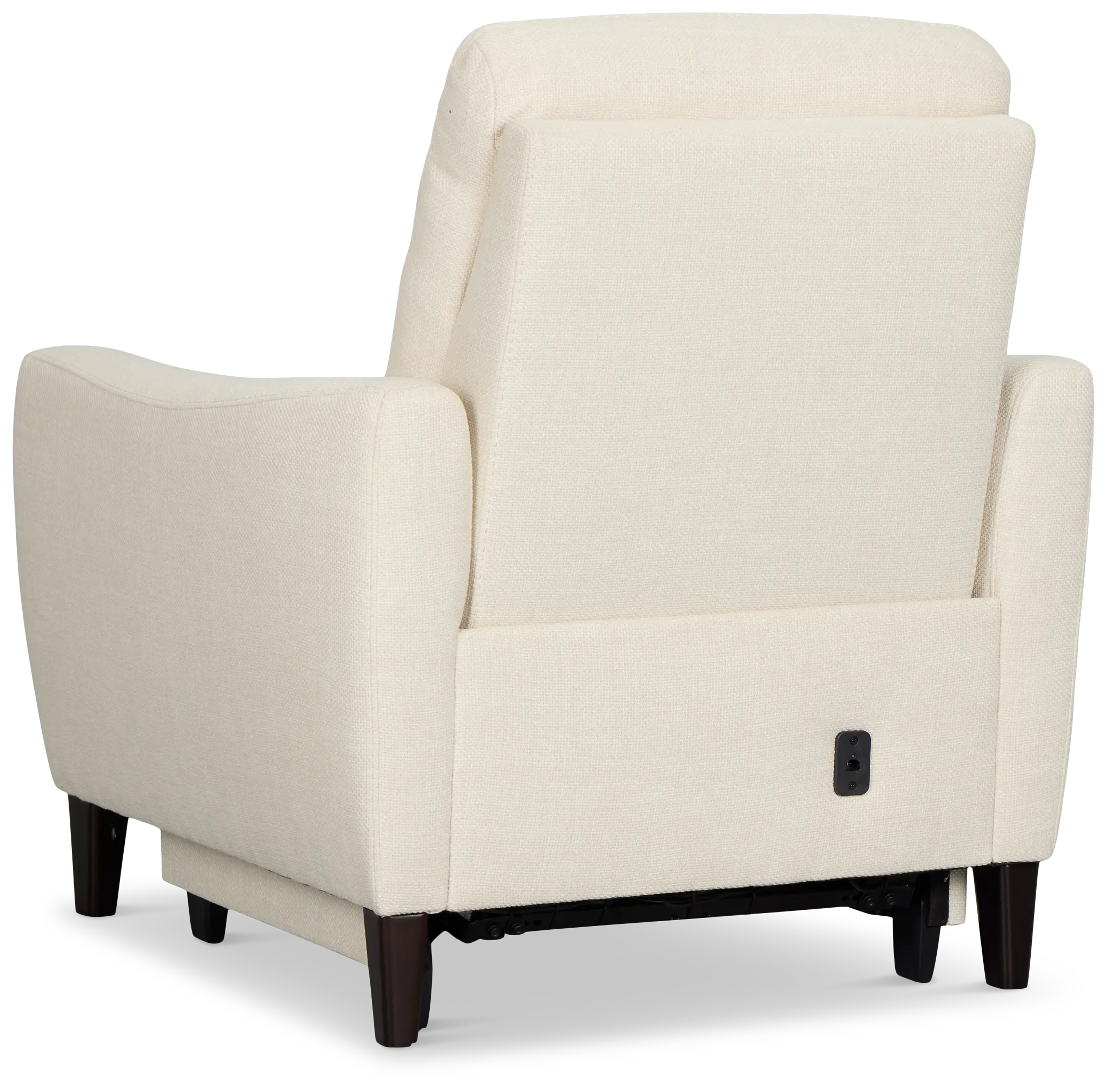 Keaton White Fabric Power Recliner With Power Headrest Keaton White Fabric Power Recliner With Power Headrest