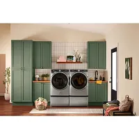 Whirlpool 6720 Series Silver Front Load Electric Dryer