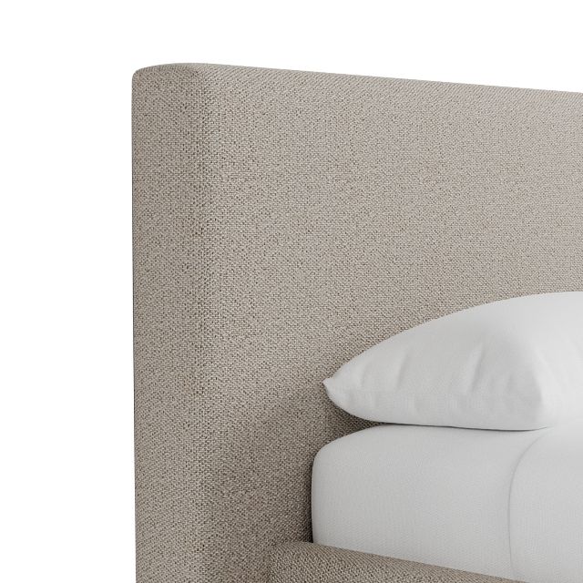 Grayton Gellar Brown 44" Upholstered Platform Bed