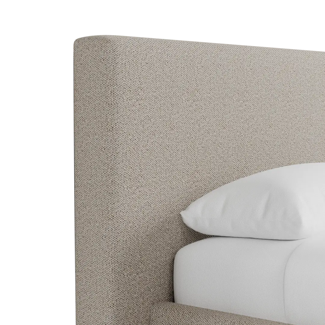 Grayton Gellar Brown 44" Upholstered Platform Bed Grayton Gellar Brown 44" Upholstered Platform Bed