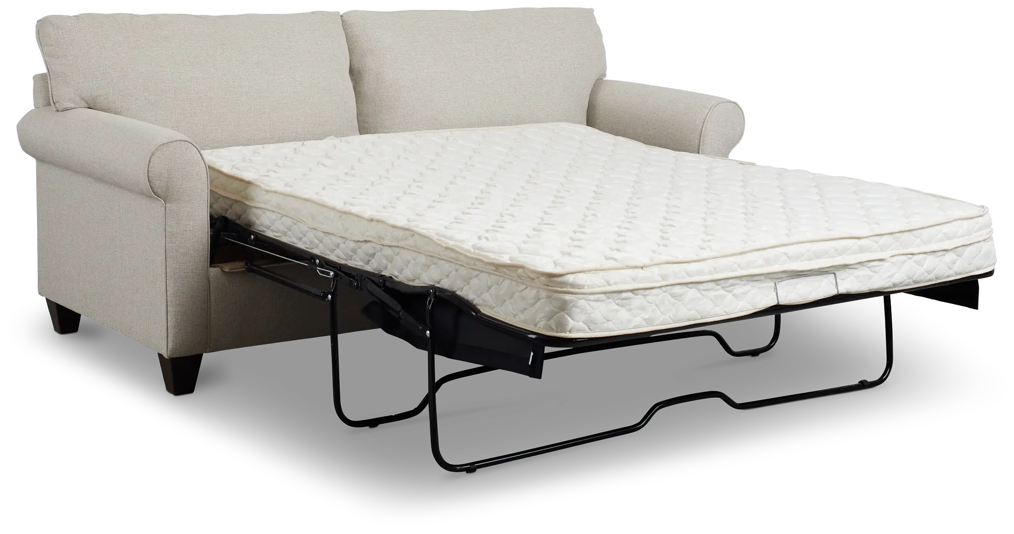 Cameron Beige Fabric Innerspring Sleeper Cameron Beige Fabric Innerspring Sleeper