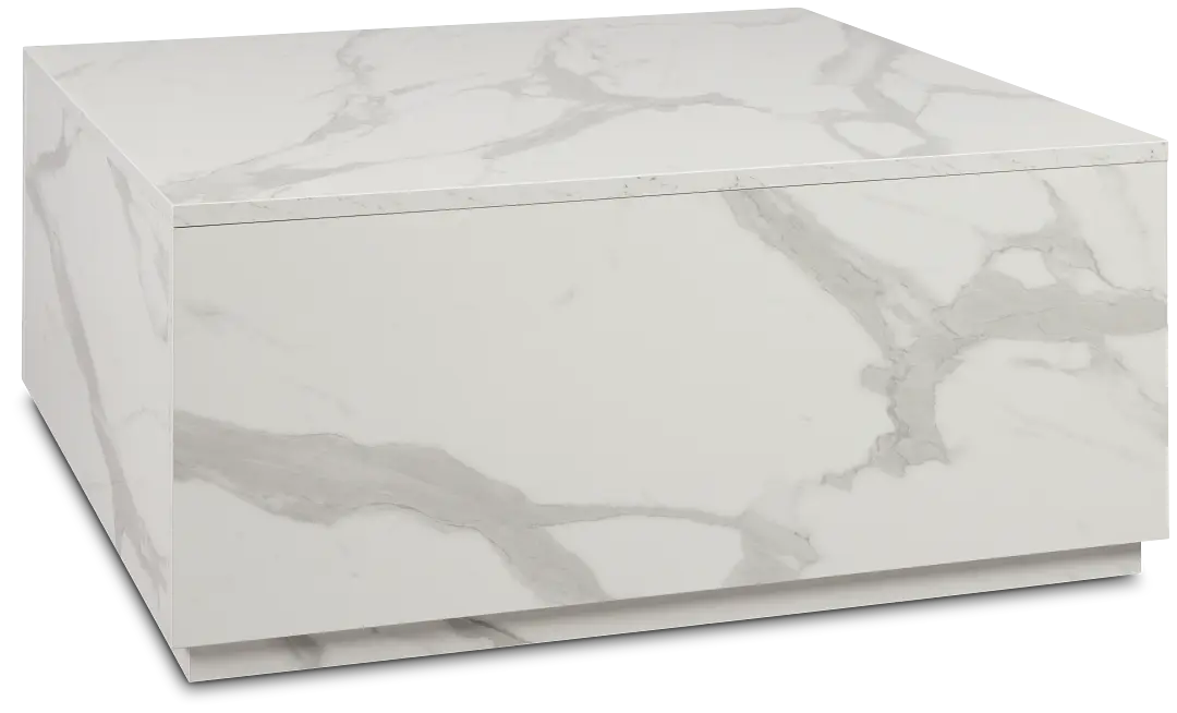 Modena White Square Coffee Table Modena White Square Coffee Table