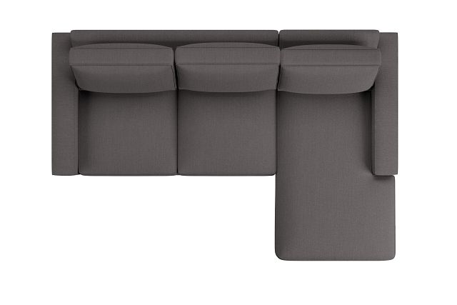Edgewater Peyton Gray Right Chaise Sectional
