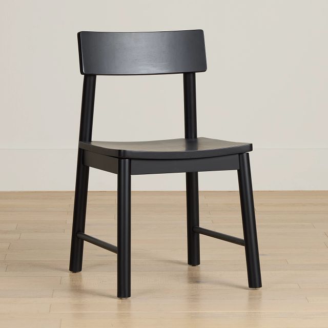 Highland Black Wood Side Chair
