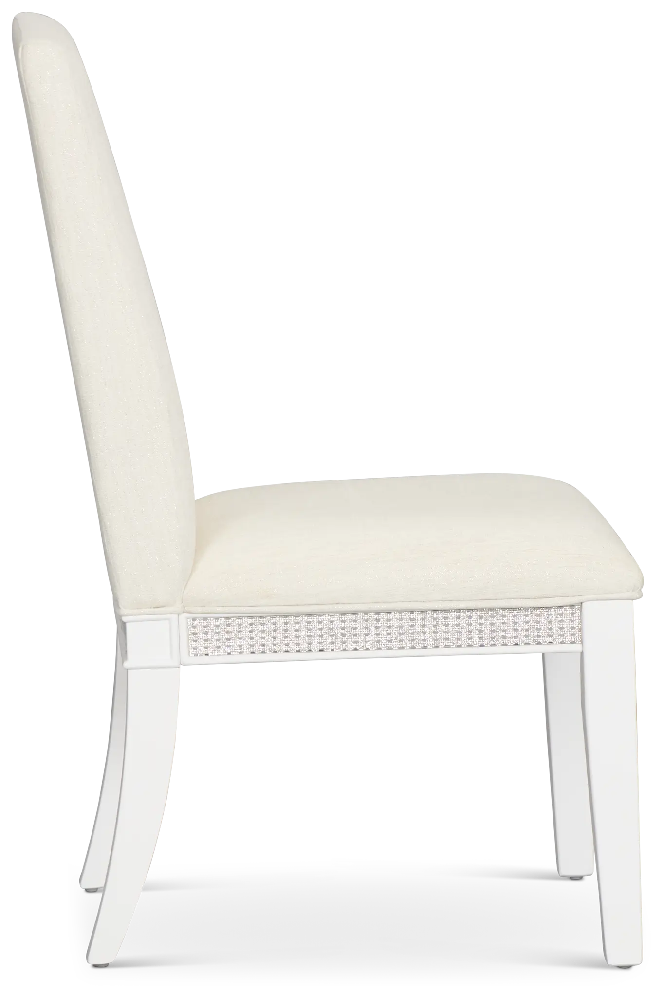 Milan White Upholstered Side Chair Milan White Upholstered Side Chair
