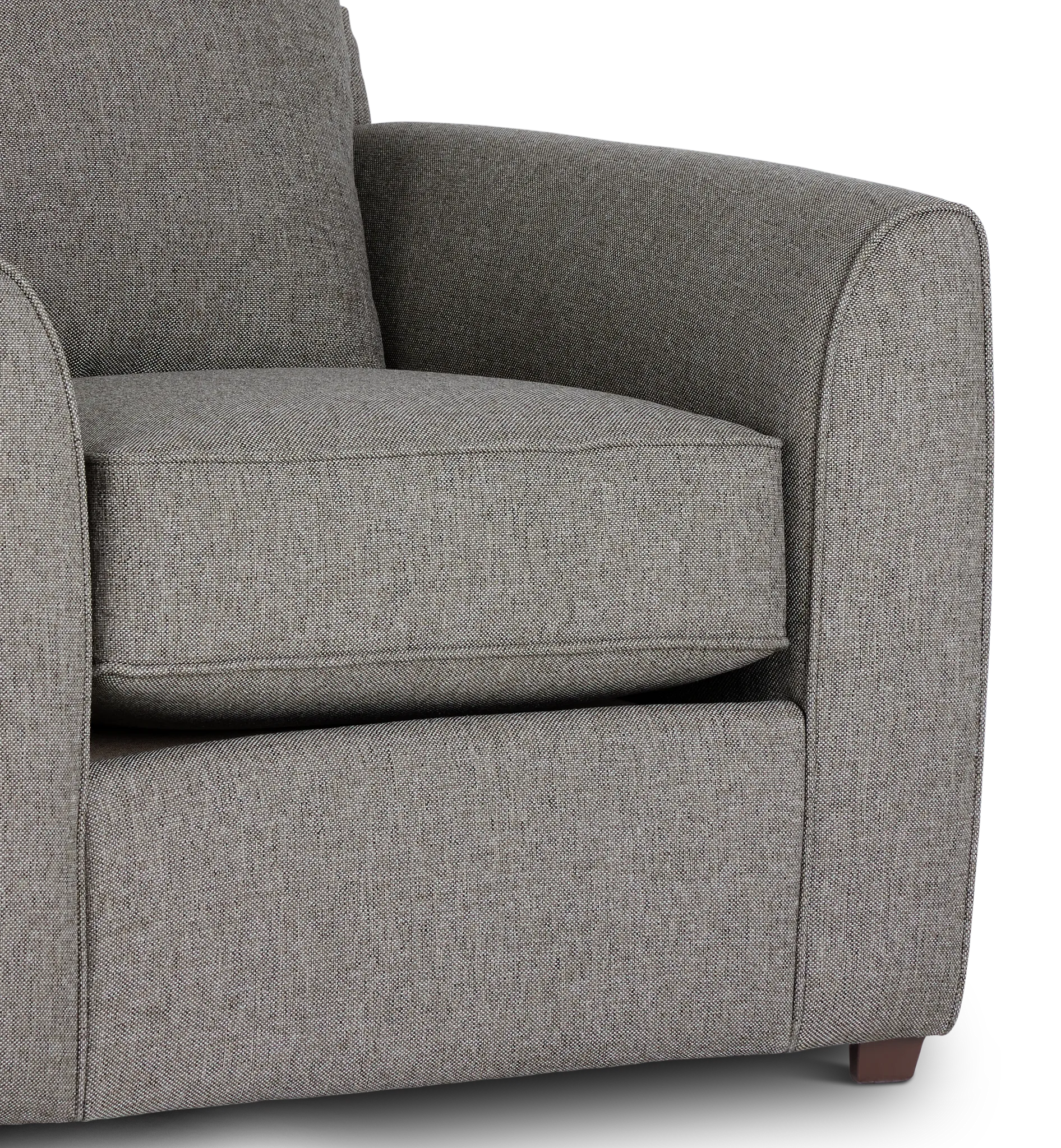 Asheville Brown Fabric Chair