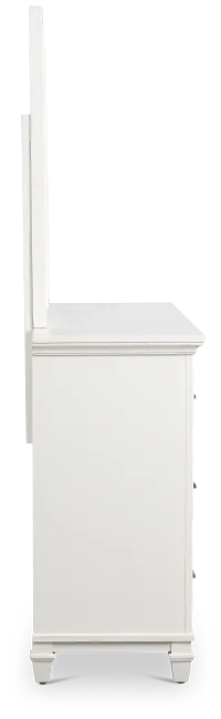 Cape Cod Ivory Dresser & Mirror