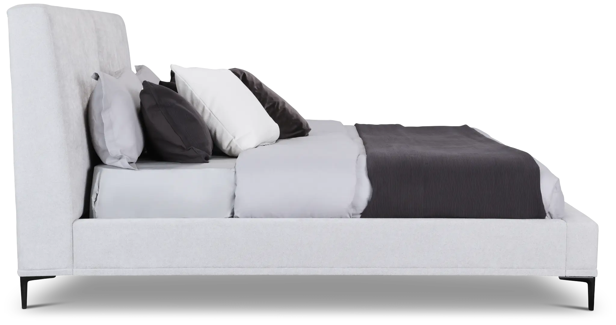 Emit Light Gray Uph Panel Bed Emit Light Gray Uph Panel Bed