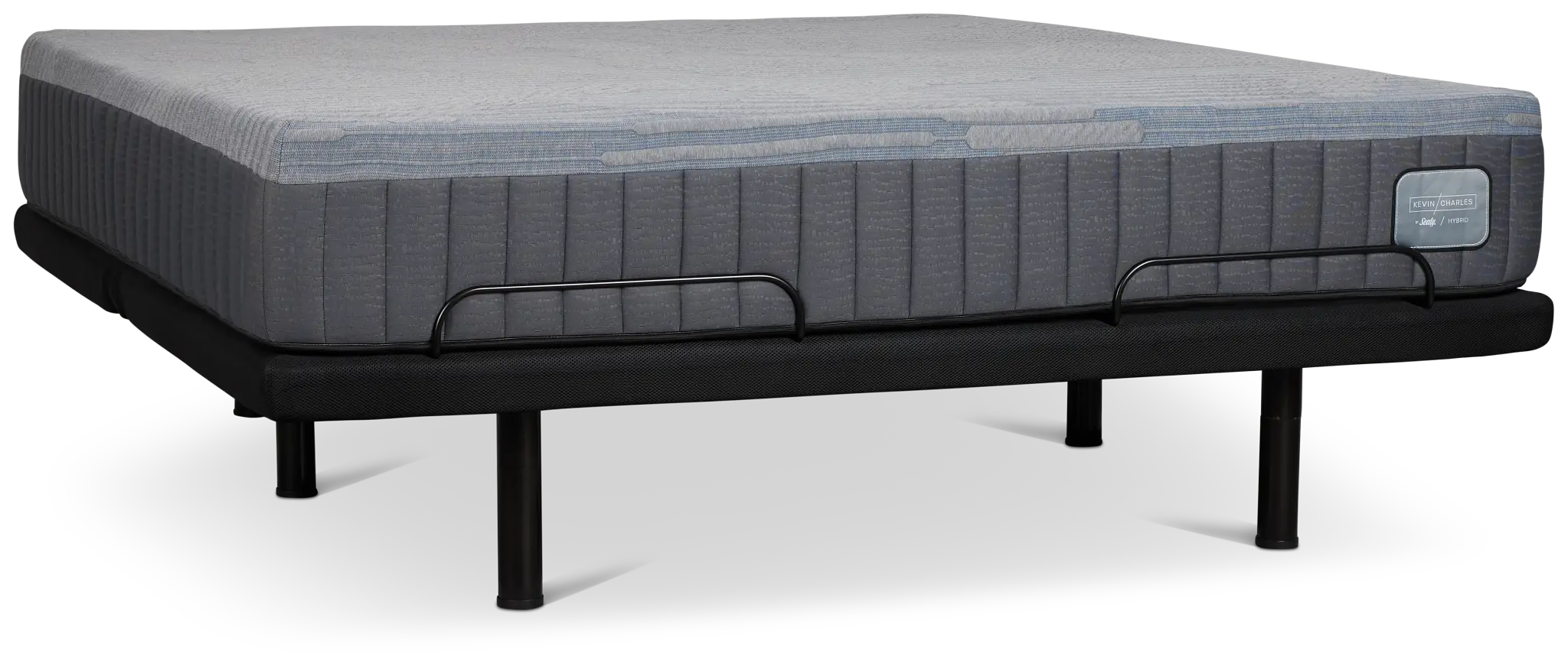 Kevin Charles By Sealy Hybrid Medium Plus Adjustable Mattress Set Kevin Charles By Sealy Hybrid Medium Plus Adjustable Mattress Set