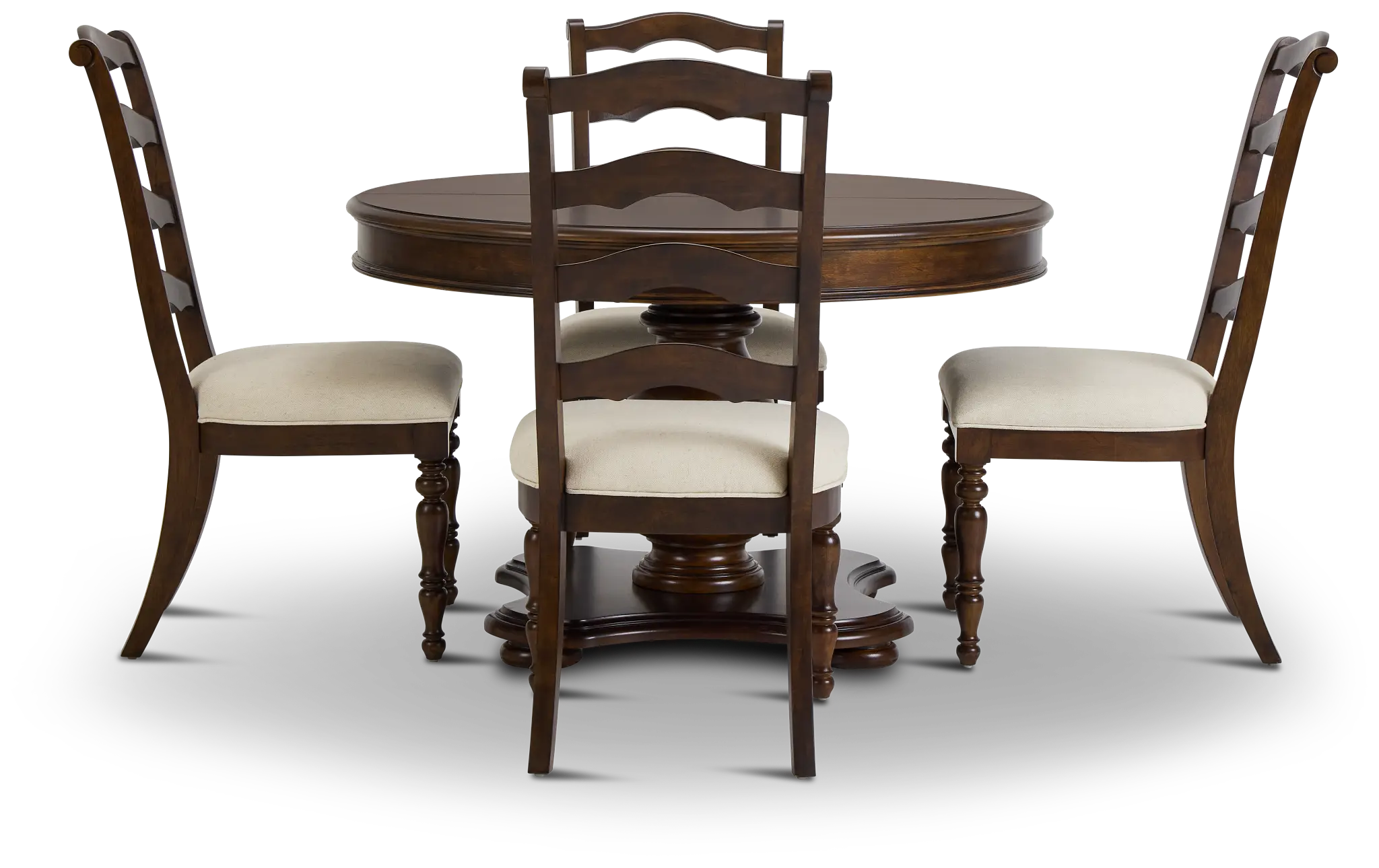Savannah Dark Tone Round Table & 4 Chairs Savannah Dark Tone Round Table & 4 Chairs
