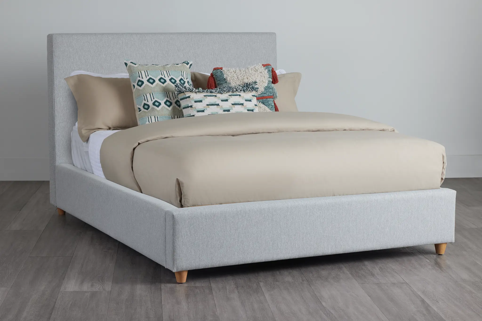 Chelsea Light Gray Uph Platform Bed Chelsea Light Gray Uph Platform Bed