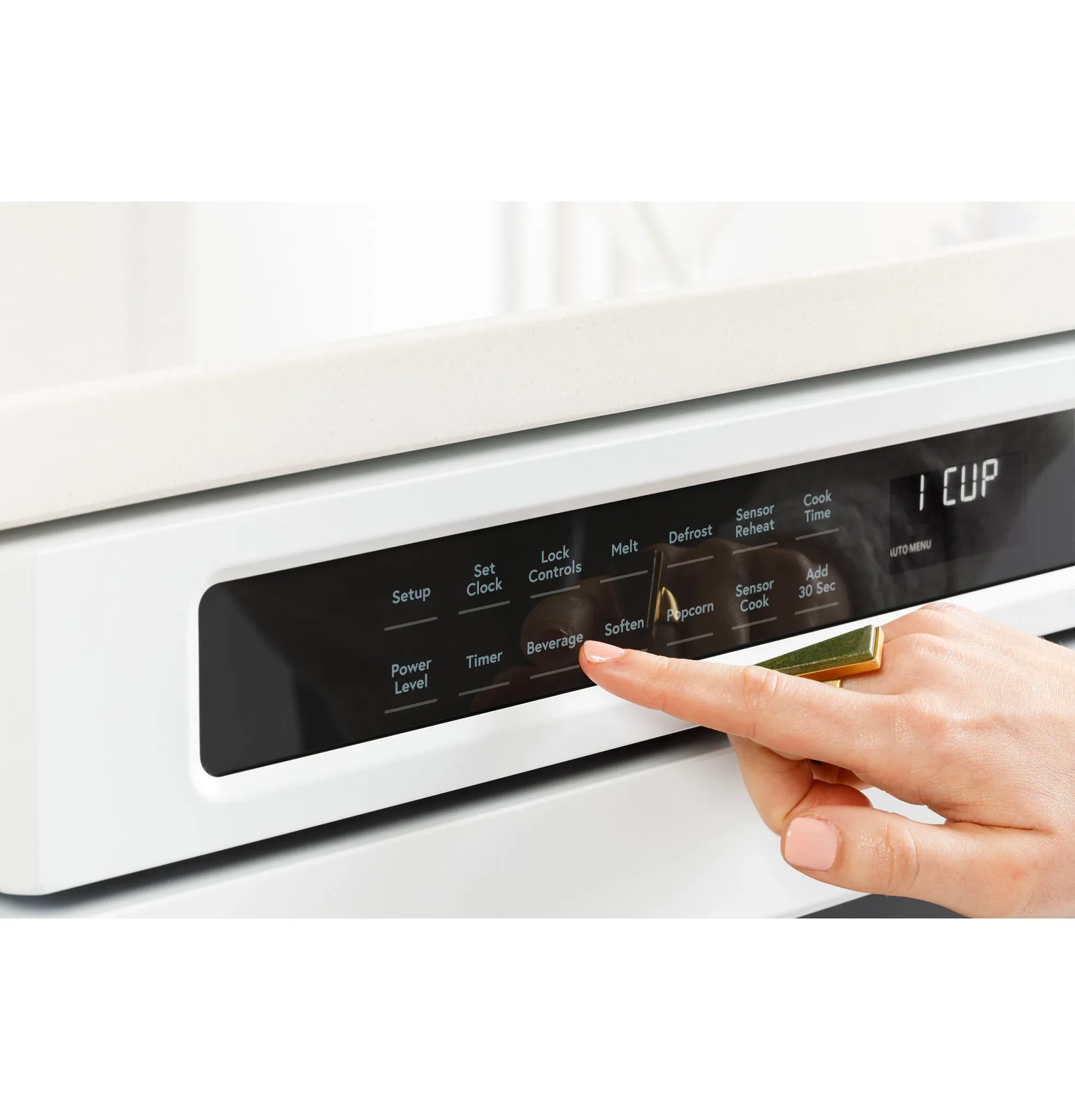 Cafe 112 Series Stainless Steel Built-in Microwave