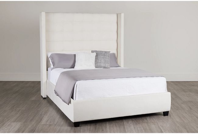 Marco White Uph Platform Bed