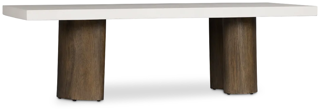 Jensen White Rectangular Table