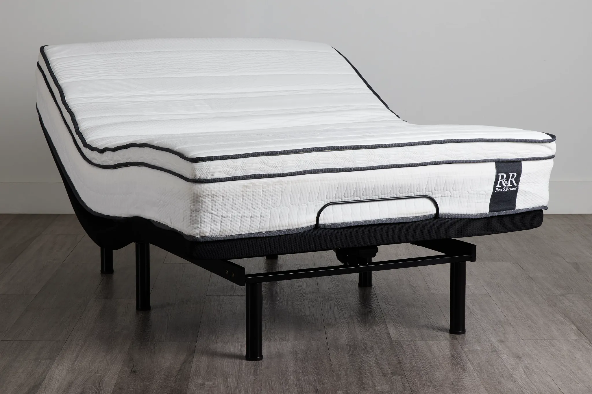 Rest & Renew By Zinus 12" Hybrid Deluxe Adjustable Mattress Set