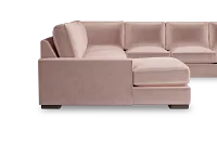 Edgewater Joya Light Pink Large Left Chaise Sectional