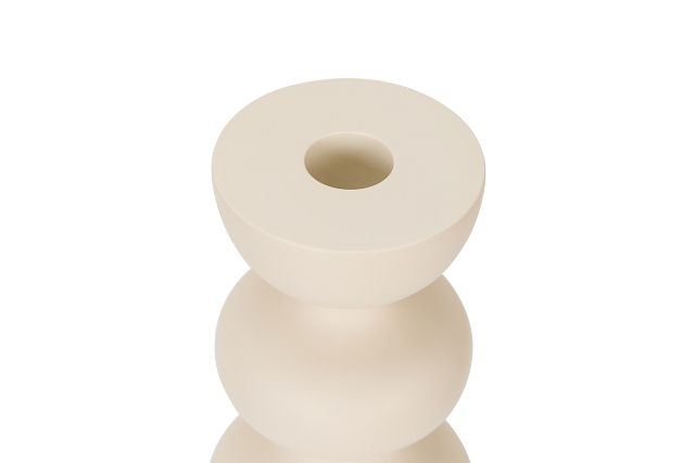 Vesa Beige Candle Holder