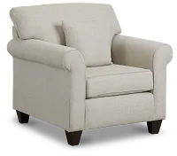 Cameron Beige Fabric Chair