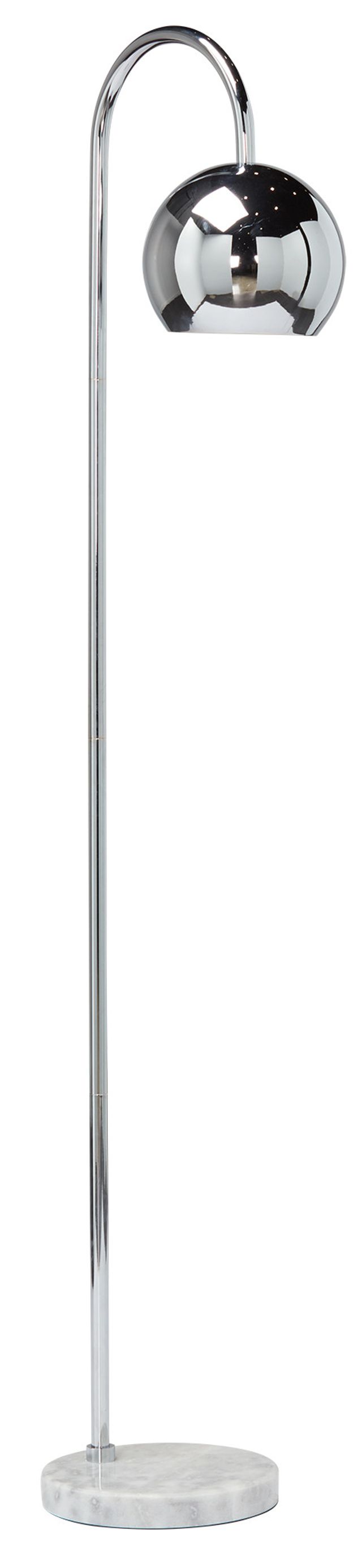 Audra Silver Arc Floor Lamp (0)