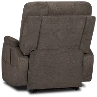 Zecliner Model 2 Plus Dark Gray Fabric Power Lift Recliner