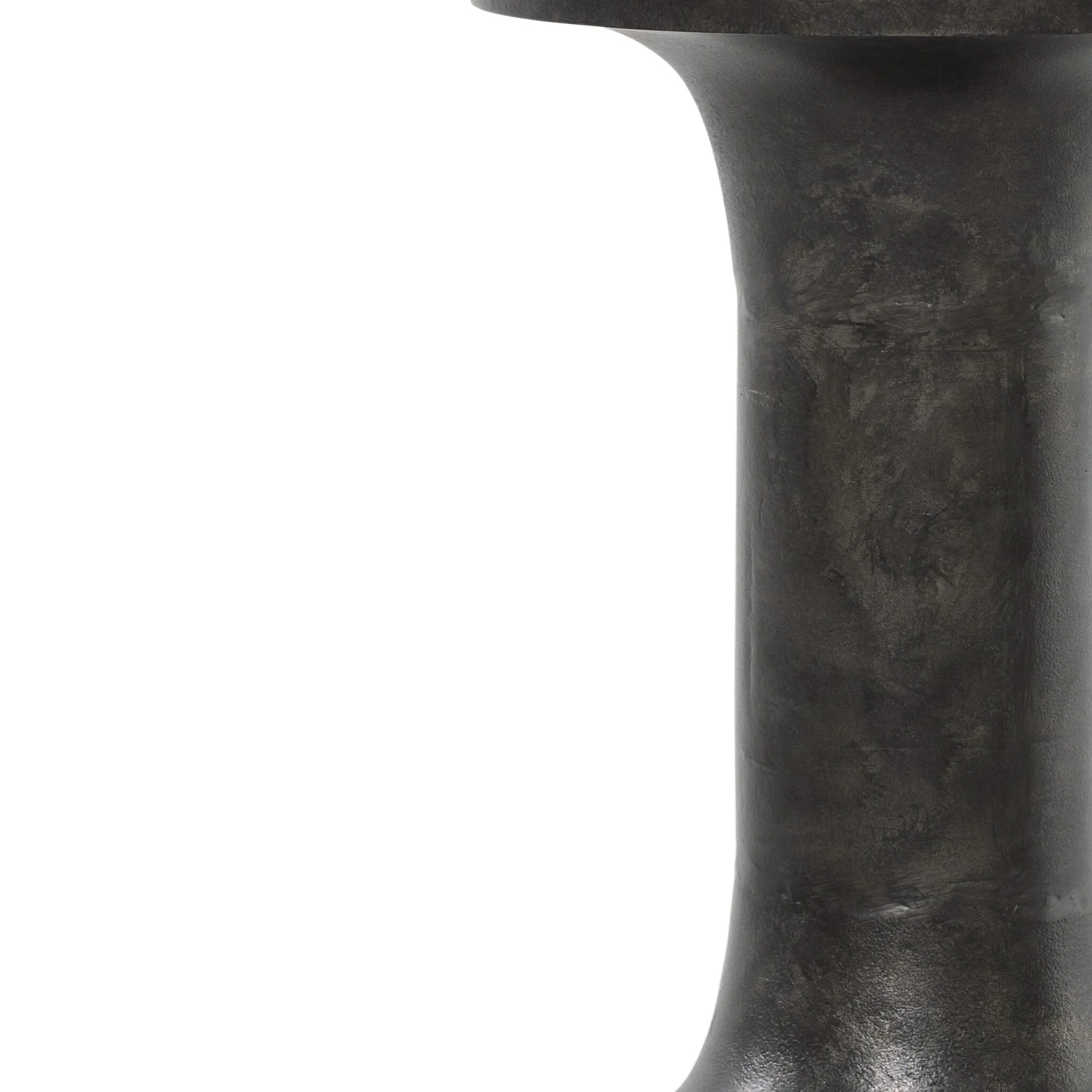 Four Hands Gino Black Round End Table