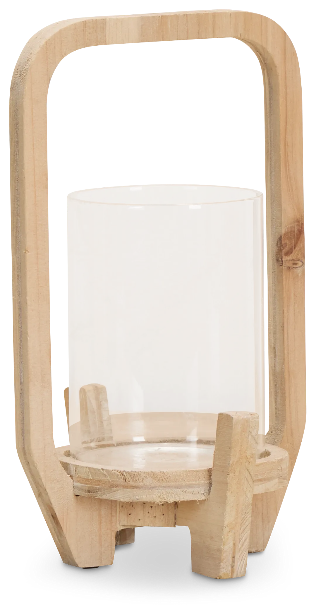 Lenora Beige Small Candle Holder