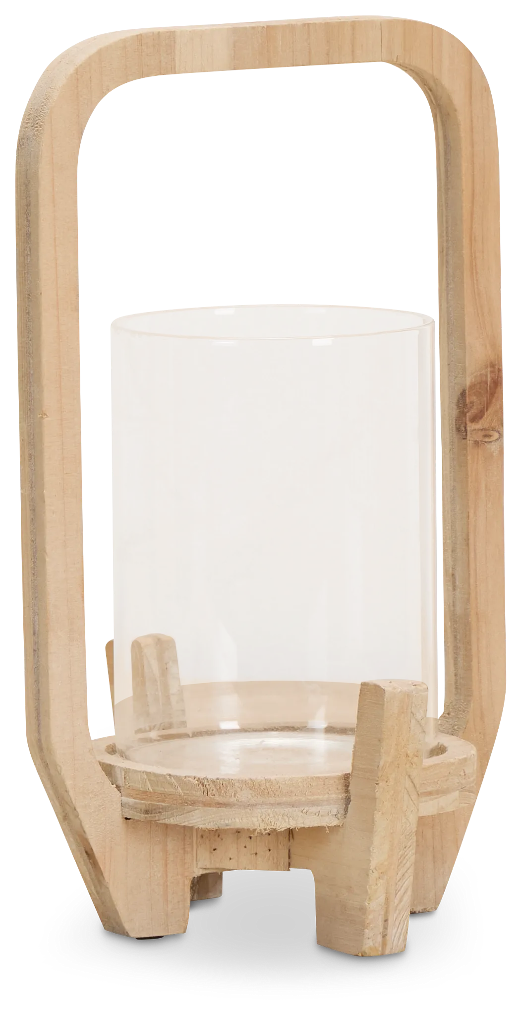 Lenora Beige Small Candle Holder