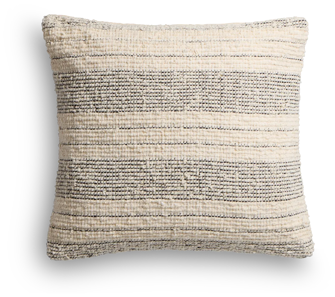 Calar Gray 20" Square Accent Pillow