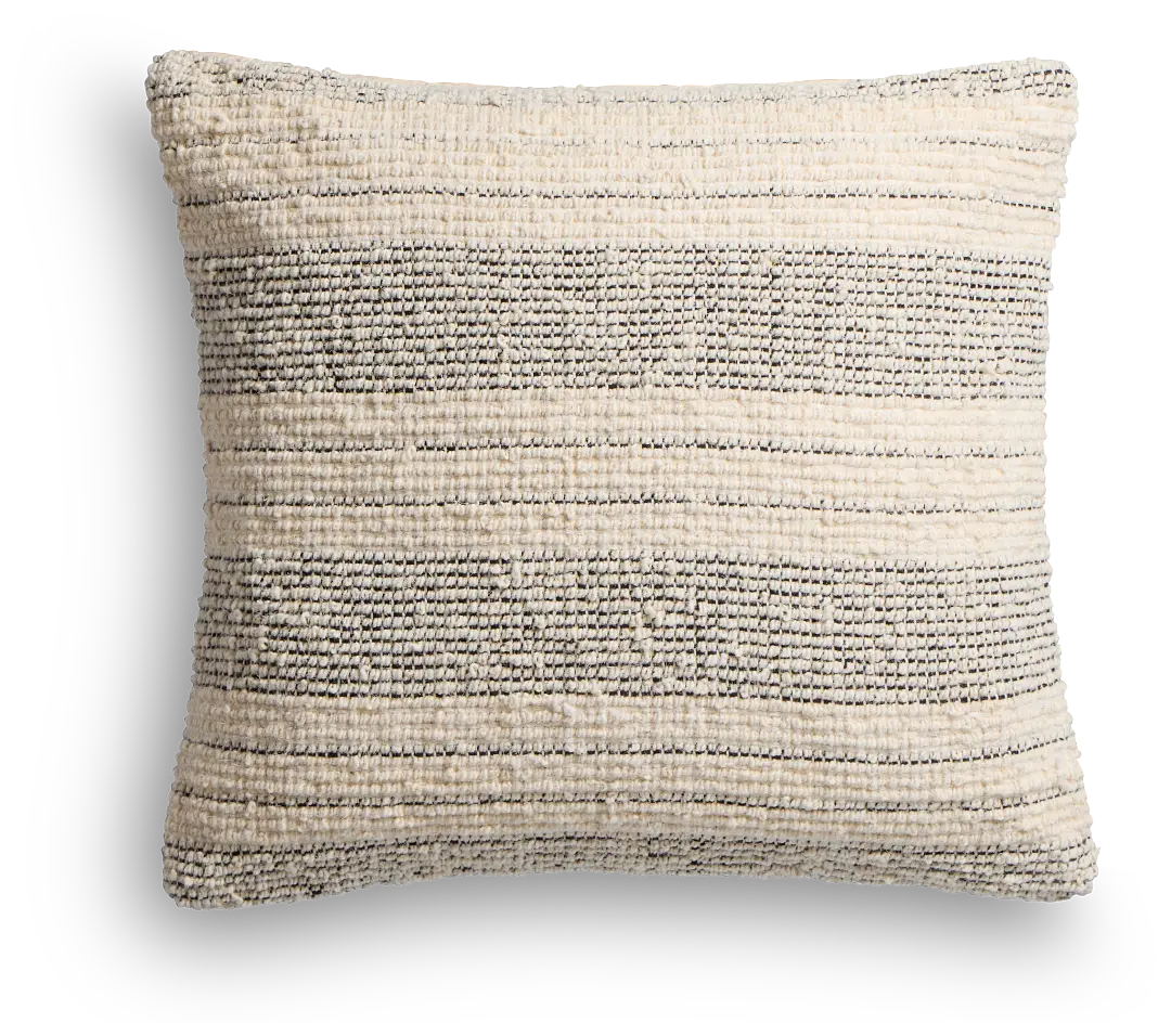 Calar Gray 20" Square Accent Pillow Calar Gray 20" Square Accent Pillow