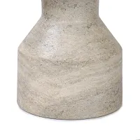 Four Hands Odeon Light Gray Concrete Round End Table