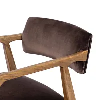Four Hands Tyler Brown Velvet Accent Chair