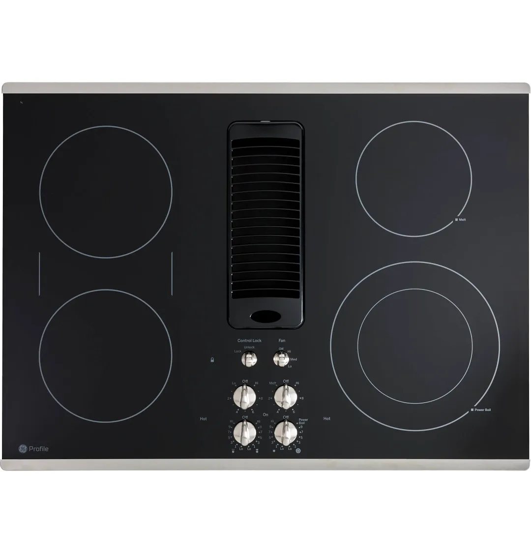 Ge Profile 9830 Series Stainless Steel 30" Electric Cook Top
