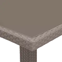 Lisbon Khaki 27" Square Table