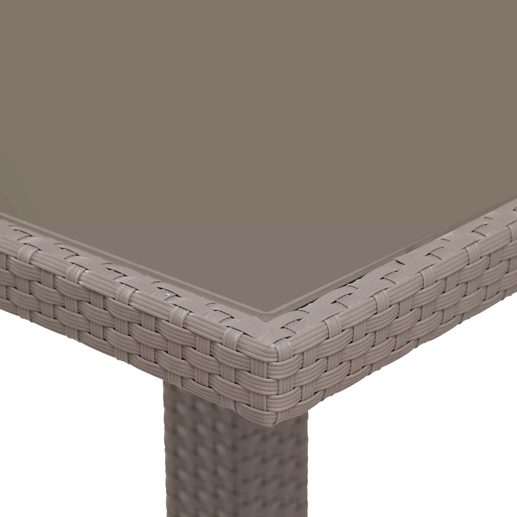 Lisbon Khaki 27" Square Table Lisbon Khaki 27" Square Table