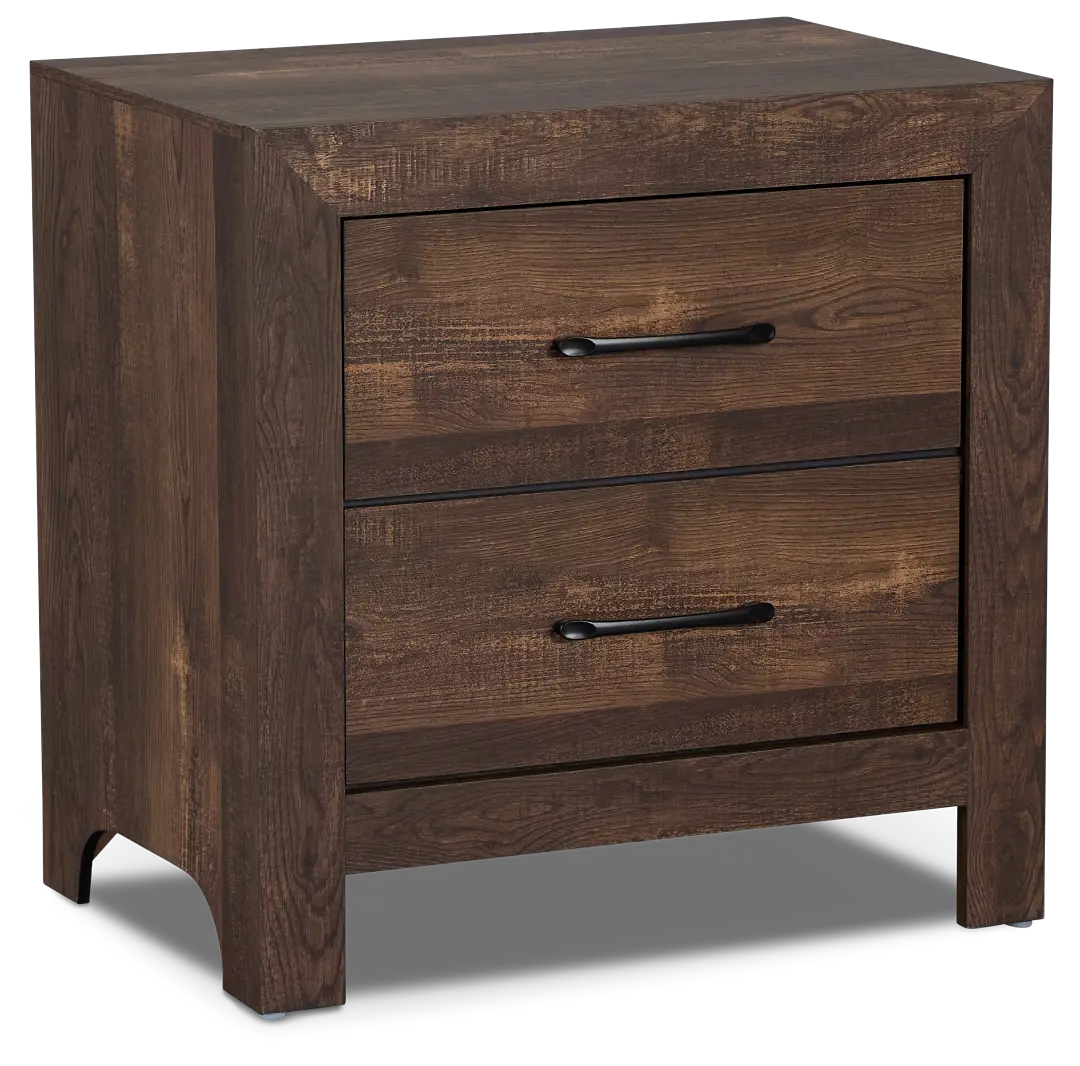 Ollie Dark Tone Nightstand Ollie Dark Tone Nightstand