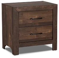 Ollie Dark Tone Nightstand