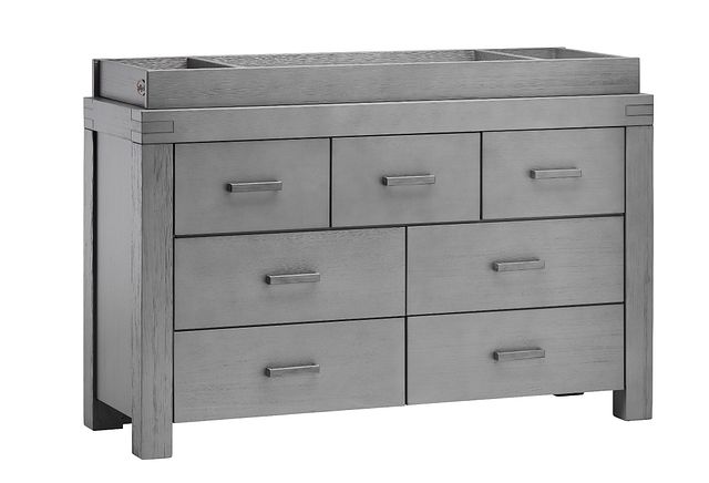 Piermont Gray Dresser With Changing Top