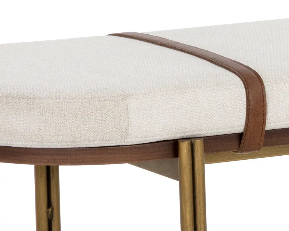Emalee Light Beige Bench