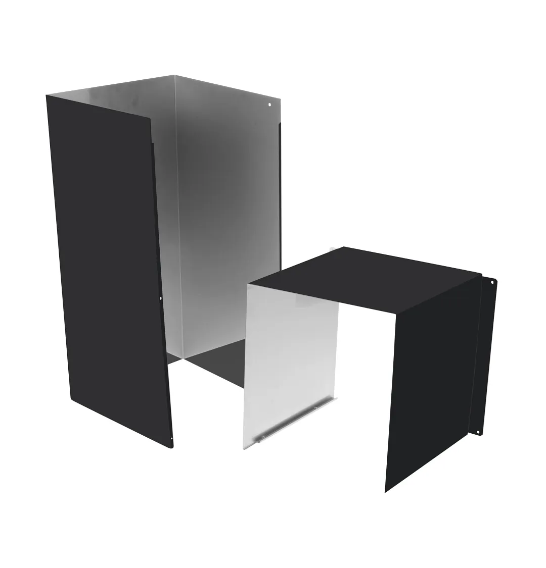 Cafe 12 Series Black Duct Cover Extension