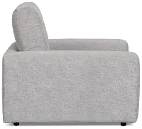 Calista Pewter Fabric Chair