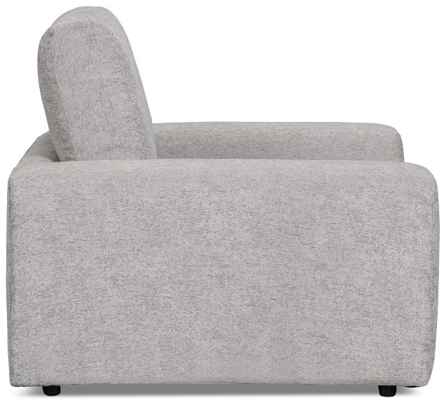 Calista Pewter Fabric Chair