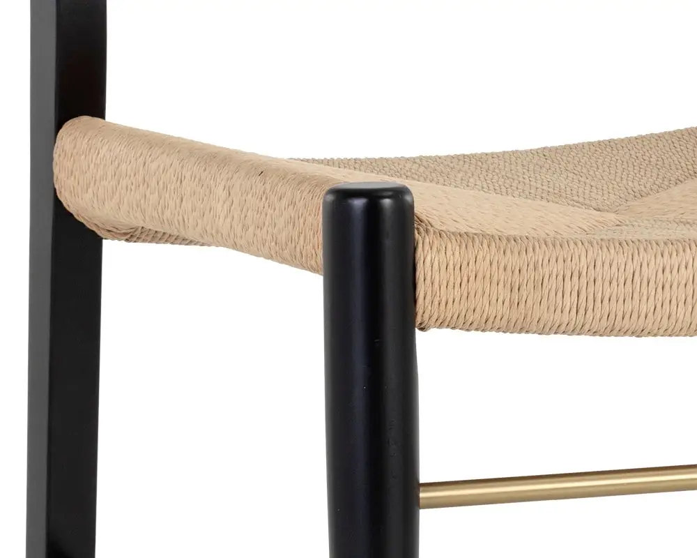 Mandel Black Woven Side Chair Mandel Black Woven Side Chair