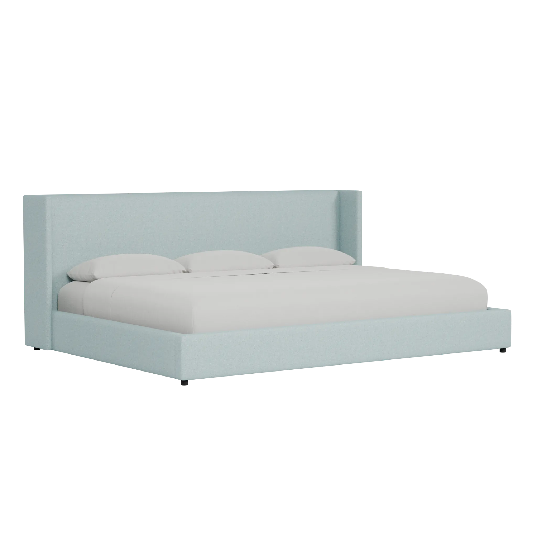 Captiva Elite Light Blue 48" Upholstered Shelter Bed