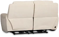 Bennett Light Beige Fabric Power Reclining Loveseat