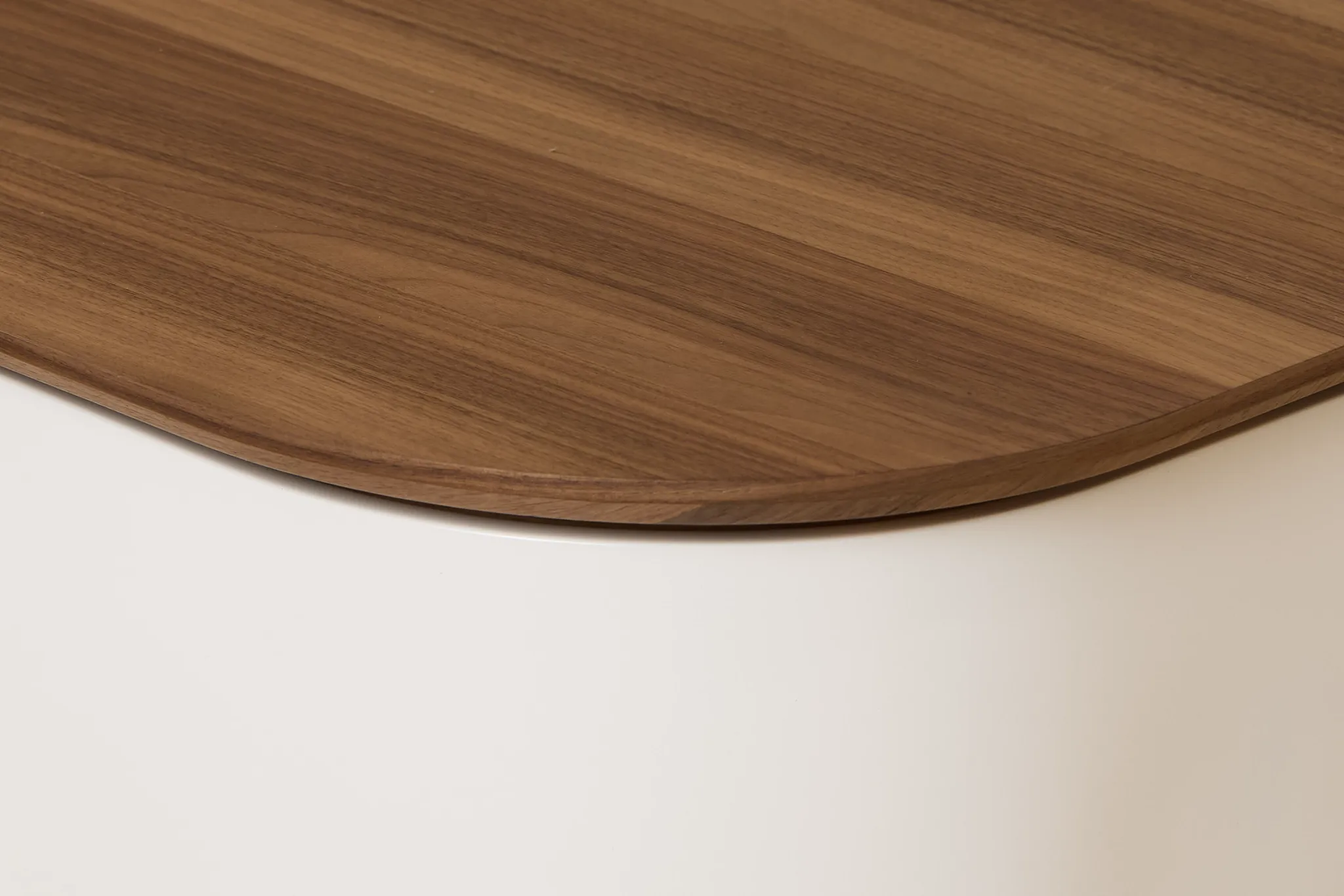 Harlan White Round End Table