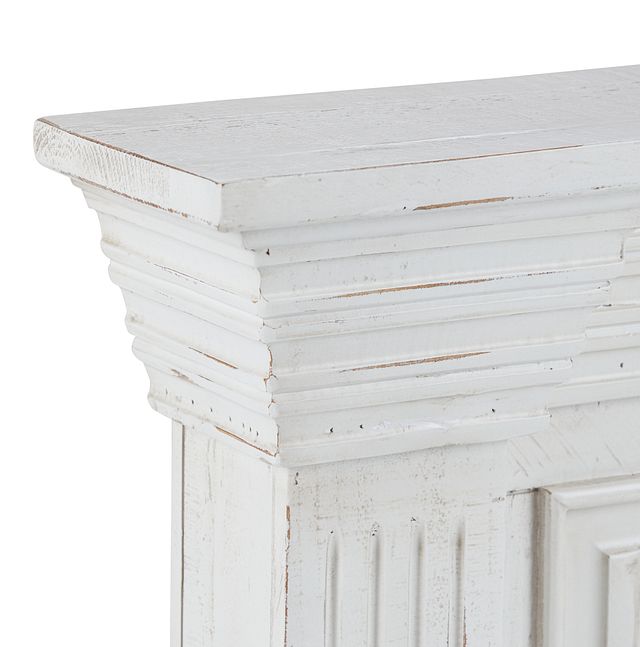 Davenport White Panel Bed