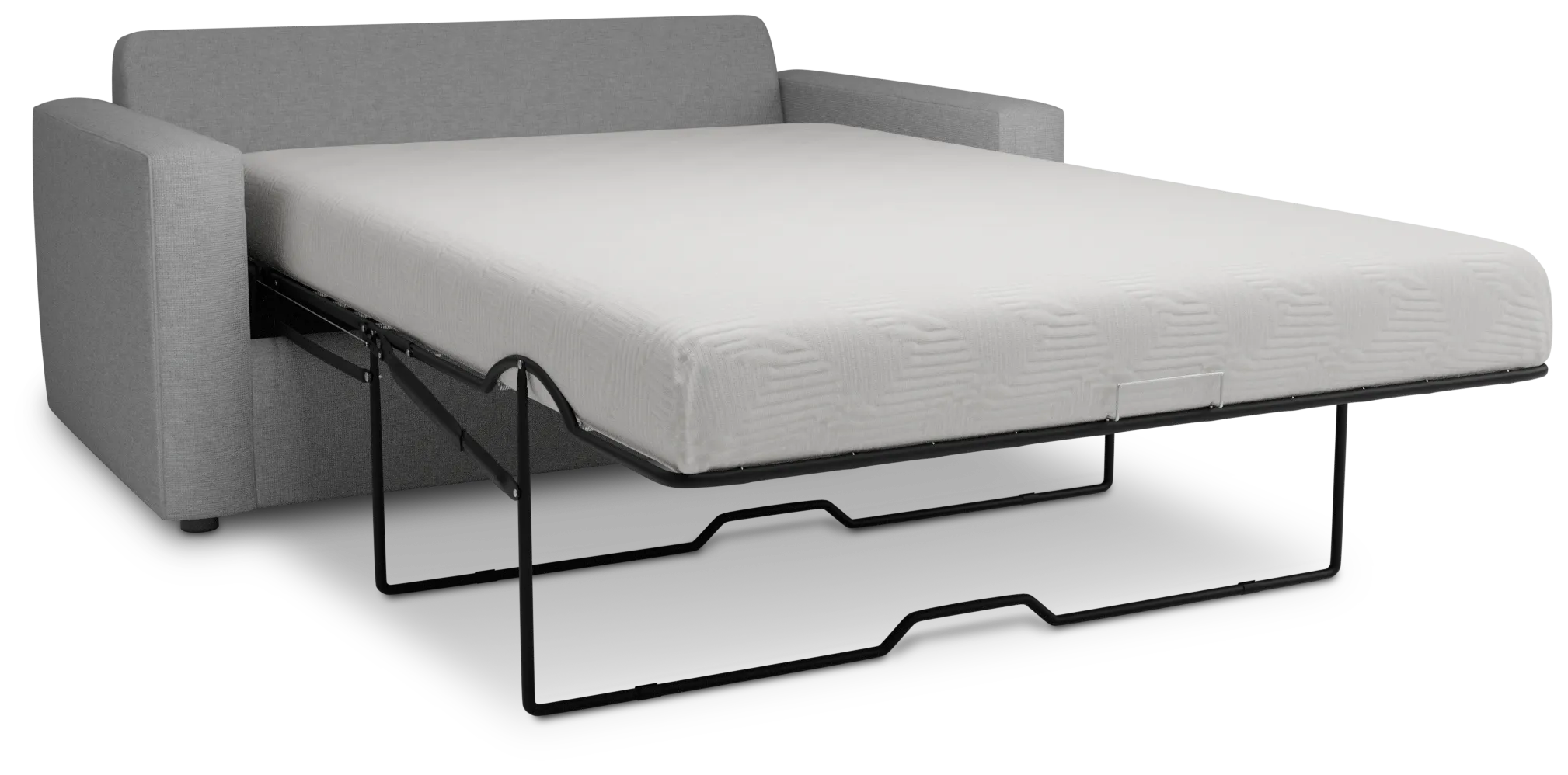 Siesta Suave Gray Fabric Cooling Memory Foam Sleeper